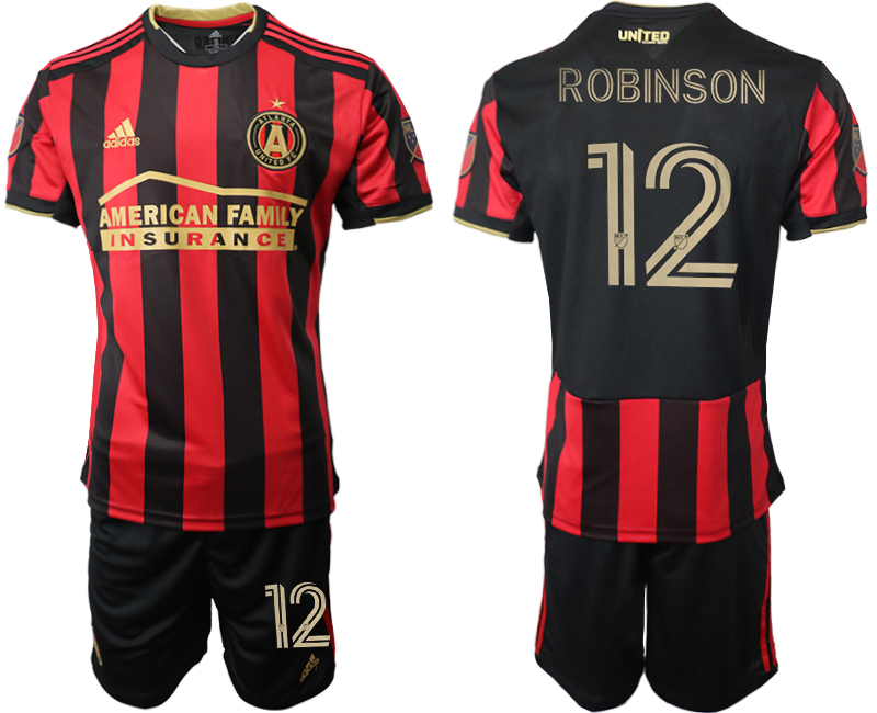 Men 2020-2021 club Atlanta Union home #12 black Soccer Jerseys->other club jersey->Soccer Club Jersey
